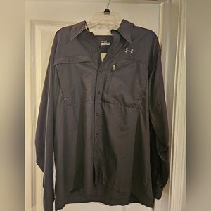Under Armour fishing shirt.  All Season Gear.  Large, Black